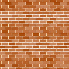 Fototapeta premium Vector background. Wall of bricks. Eps 10.