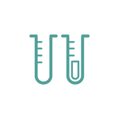 Tube icon sign