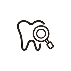 Tooth icon sign