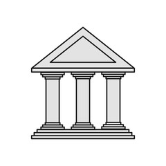 bank money financial payment icon. Isolated and flat illustration