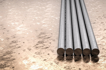 metal pipes