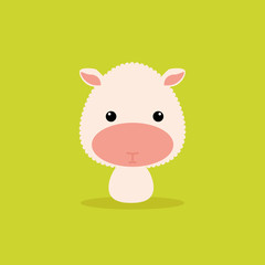 Cute Cartoon Wild sheep