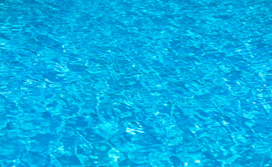 swimming pool with sunny reflections