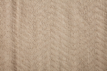 Canvas fabric texture closeup. Texture sack sacking country background. Yellow fabric texture background.
