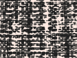 Abstract grunge vector background. Monochrome raster composition of irregular graphic elements.