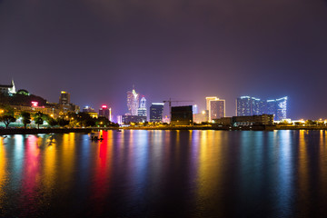 Fototapeta na wymiar Macau cityscape at night