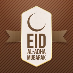 Eid al-Adha Mubarak festive Tag