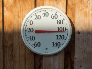 Backyard thermometer