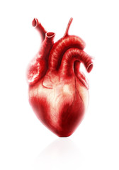 Illustration of the heart anatomy