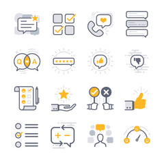 Business Feedback icons