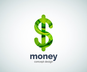 Vector dollar logo template