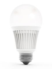 Energy efficient light bulb. 3d illustration