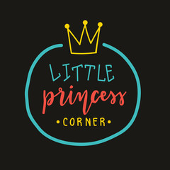 Kids space and kid zone hand drawn design