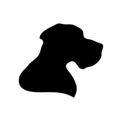 Vector dog logo.