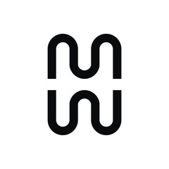 H initial logo