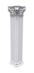 Architectural white column