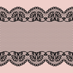 Lacy vintage trim.