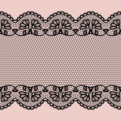 Lacy vintage trim.