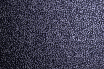 Deep blue leather texture or leather background for design with copy space for text or image.