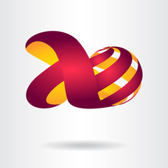 Fototapeta premium Abstract vector logo