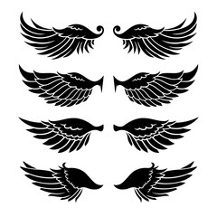 Wing silhouettes 001