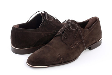men's shoes on a white background