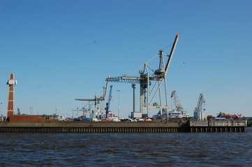 Fototapeta premium Urodziny Hamburg Port 2011