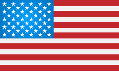 Light American flag