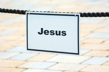 Schild 119 - Jesus