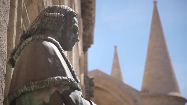 Statue Barthez et Cath&eacute;drale - Montpellier