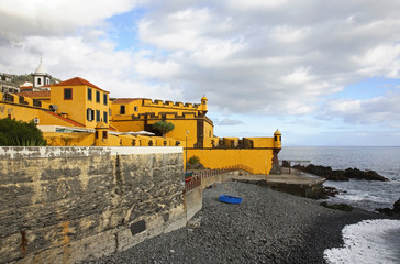 Sao Tiago Fort in Funchal. Madeira island. Portugal 