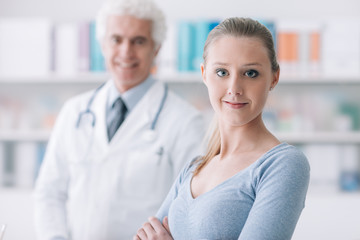 Patient in the doctor's office