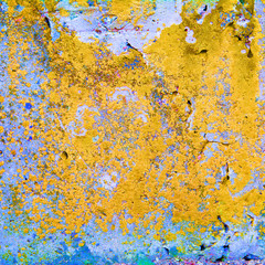 abstract yellow background texture cement wall
