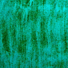 abstract green background texture of old rusty wall