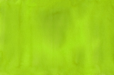 Abstract green watercolor background