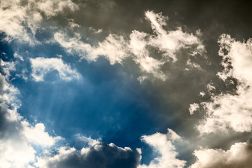 Fototapeta premium Stormy Clouds and Sky Background