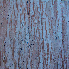 blue background rusty metal panel painted