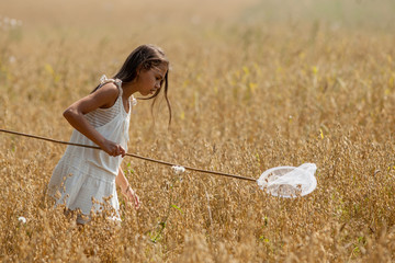 girl in white dress