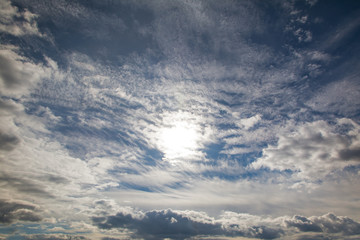 Fototapeta na wymiar Stormy Clouds and Sky Background
