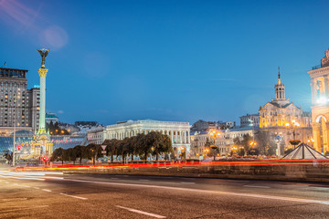 Independence square, the main square of Kyiv
