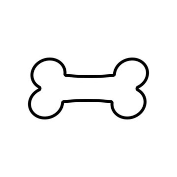 Dog bone icon