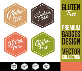Gluten Free Logo Badge and Emblem