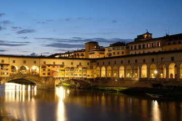 Fototapeta na wymiar Ponte Veccio Florence Toscane
