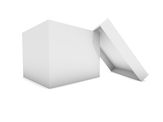 3D rendering of a box 