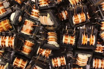 Old ring core transformers and coils