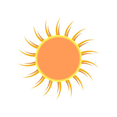 The Sun icon vector