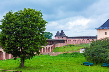 Fototapeta na wymiar Monastery of Saint Euthymius Wall, Suzdal