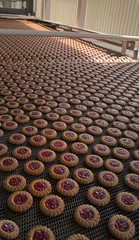 Production of cookies