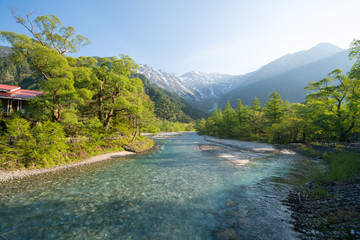 Spring Kamikochi,nagano,tourism of japan