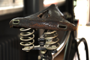 his bicycle
